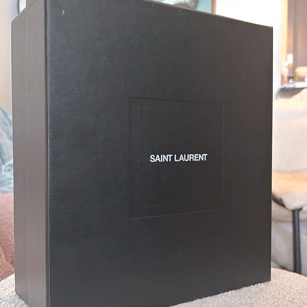 ‼️SAINT LAURENT -Tot Leather Sandal-Pearl 2021 - Picture 10 of 10